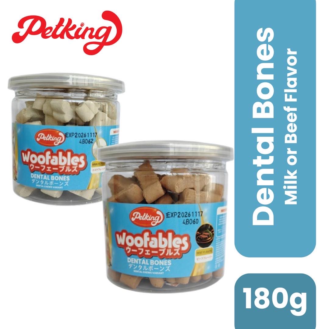 Petking Woofables Dental Bones Treats 180G