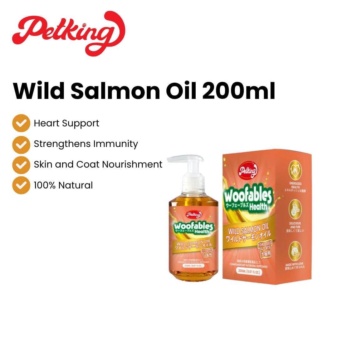 Pet King Wild Salmon Oil 200ml