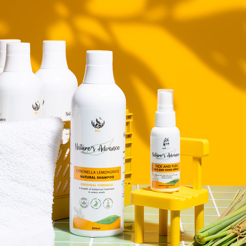 Vet Core+ Nature's Advance Shampoo 500ml with Free Nature's Advance Spray Mini (50ml)