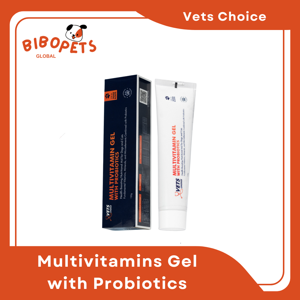 Vets Choice Multivitamin Gel with Probiotics for Dogs and Cats 120g