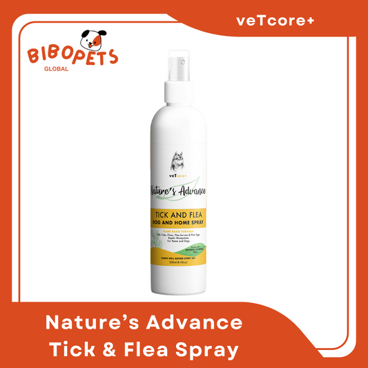 Vet Core+ Nature's Advance Tick (Garapata) and Flea (Pulgas) Spray 250ml